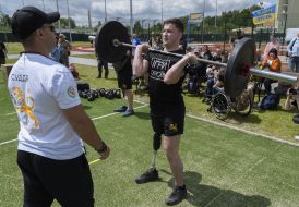 Participants of the "Hero Games" competition