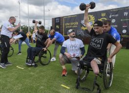 Participants of the "Hero Games" competition