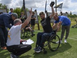 Participants of the "Hero Games" competition