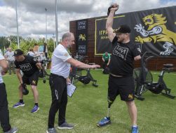 Participants of the "Hero Games" competition