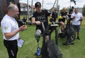 Participants of the "Hero Games" competition