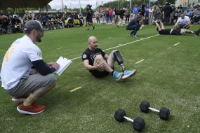 Participants of the "Hero Games" competition