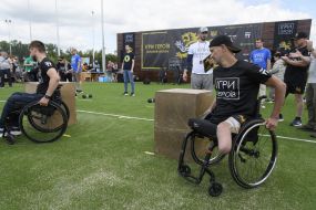 Participants of the "Hero Games" competition