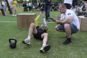 Participants of the "Hero Games" competition