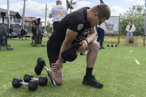 Participants of the "Hero Games" competition