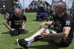 Participants of the "Hero Games" competition