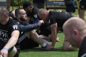 Participants of the "Hero Games" competition