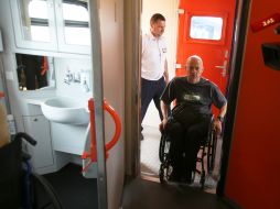 Passenger in the first inclusive carriage