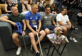 Members of the football team from Lutsk