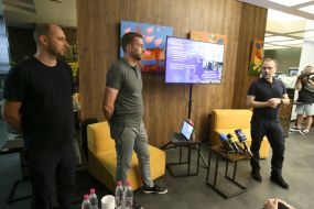 Serhiy Oliynyk and Oleksandr Pertsovsky