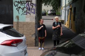 People say goodbye to the leader of "Plast", Maidan activist and company commander of the 72nd separate mechanized brigade, Roman Oryshchenko