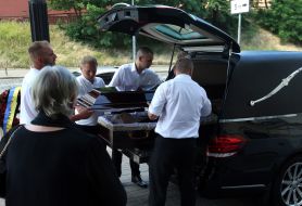 Farewell ceremony for Ukrainian composer, Hero of Ukraine Igor Poklad in Kyiv