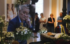 Farewell ceremony for Ukrainian composer, Hero of Ukraine Igor Poklad in Kyiv