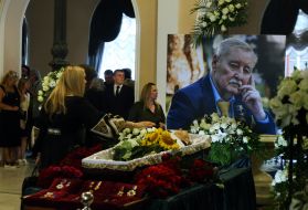 Farewell ceremony for Ukrainian composer, Hero of Ukraine Igor Poklad in Kyiv