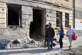 Consequences of the Russian shelling of Lviv