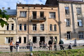 Consequences of the Russian shelling of Lviv
