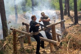 Students of the Kharkiv Regional Center for National Resistance Training at training