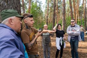 Students of the Kharkiv Regional Center for National Resistance Training at training