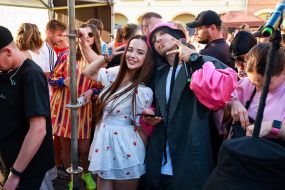 Blogger Simbochka and member of the Kalush Orchestra