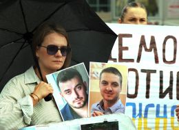 Participants of a peaceful action