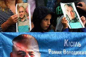 Participants of a peaceful action