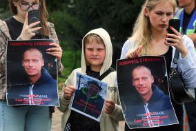 Participants of a peaceful action
