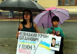 Participants of a peaceful action