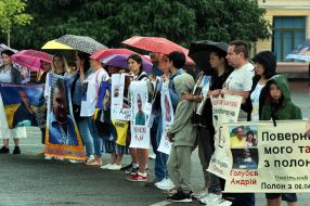 Participants of a peaceful action