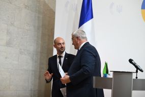 Jean-Noel Barrot and Andriy Sybiga