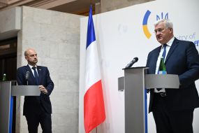 Jean-Noel Barrot and Andriy Sybiga