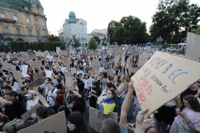 Акція проти закону щодо НАБУ та САП у Львові
