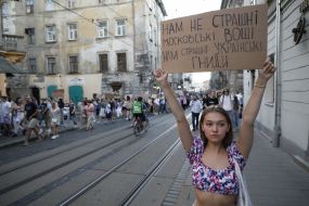 Акція проти закону щодо НАБУ та САП у Львові