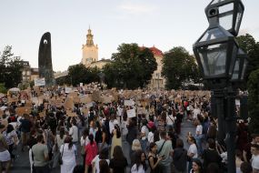 Action against the law on NABU and SAP in Lviv