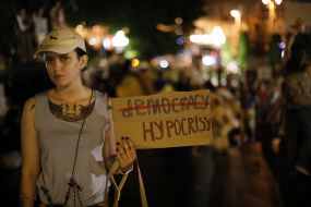 Акція проти закону щодо НАБУ та САП у Львові