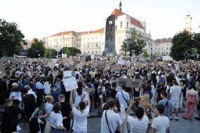 Акція проти закону щодо НАБУ та САП у Львові