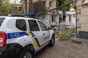 Наслідки обстрілу Одеси