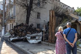 Наслідки обстрілу Одеси