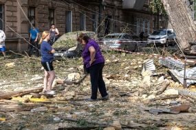 Наслідки обстрілу Одеси