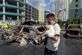 Последствия обстрела Харькова