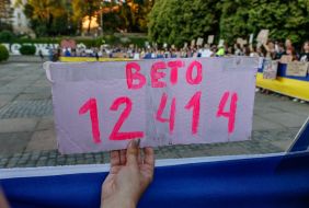 Action demanding the repeal of bill No. 12414 on NABU and SAP