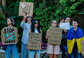 Action demanding the repeal of bill No. 12414 on NABU and SAP