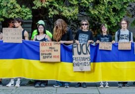 Action demanding the repeal of bill No. 12414 on NABU and SAP