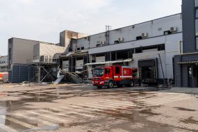 Ликвидация последствий обстрела пригорода Харькова