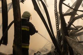 Ликвидация последствий обстрела пригорода Харькова