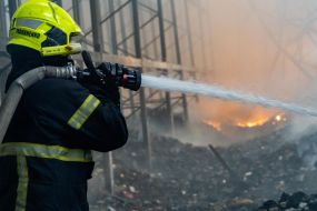 Ликвидация последствий обстрела пригорода Харькова