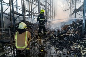 Ликвидация последствий обстрела пригорода Харькова