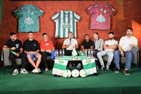 Pre-season press conference of the coaching staff, players, and representatives of FC Karpaty