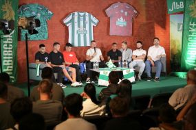 Pre-season press conference of the coaching staff, players, and representatives of FC Karpaty