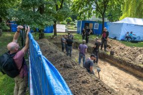 Search and exhumation works of the Ukrainian-Polish expedition in Lviv