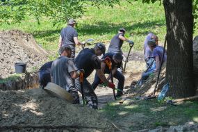 Search and exhumation works of the Ukrainian-Polish expedition in Lviv